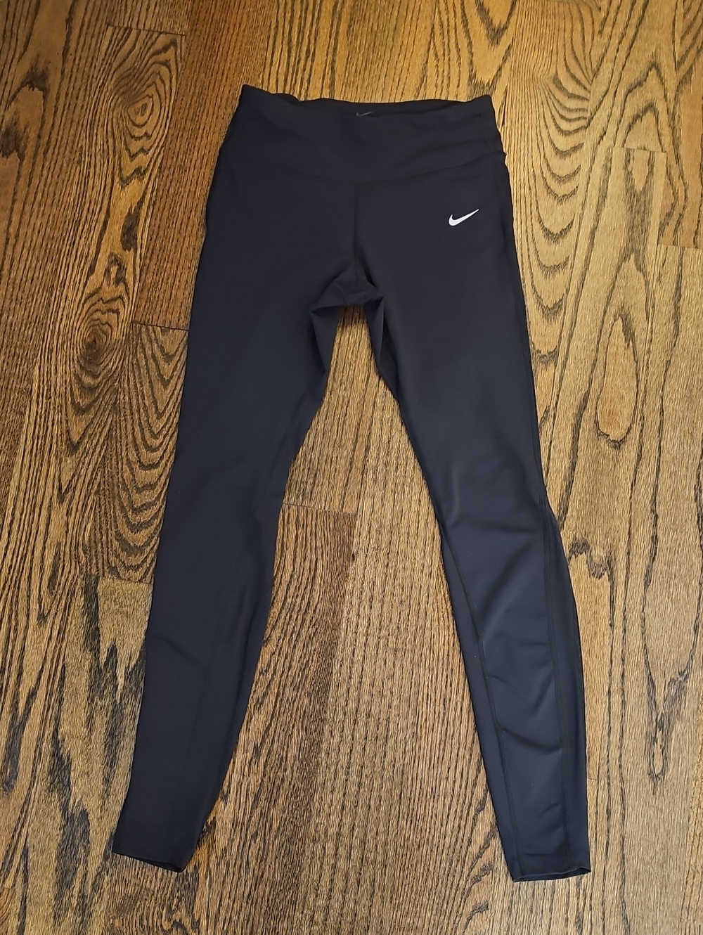 Nike Epic Lux Leggings Dri-Fit Black Running with Mesh Cut Out Design